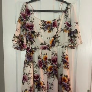 Windsor off the shoulder floral dress